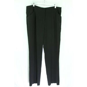 Fashion Nova Pants 3X Black Tasha Dressy High Rise Pockets Plus Size New